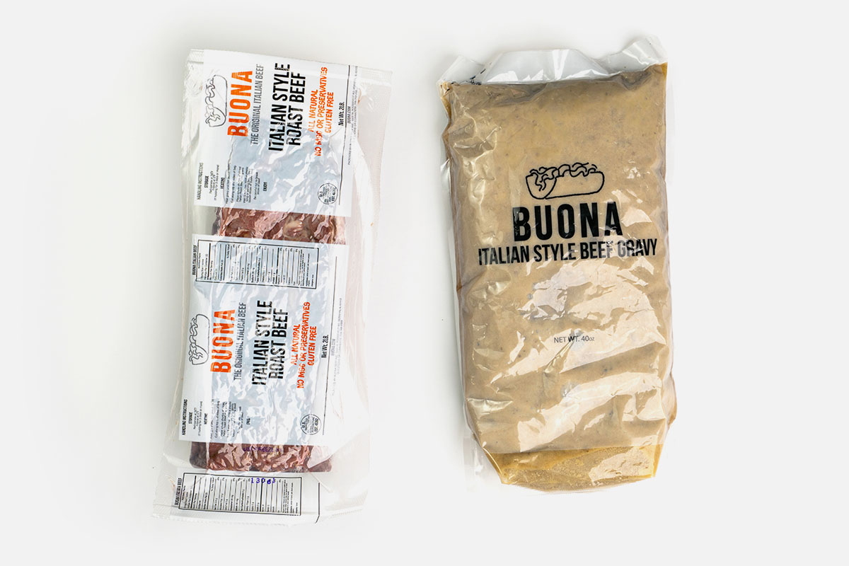 2 Lb Buona Beef Buona Chicago s Original Italian Beef