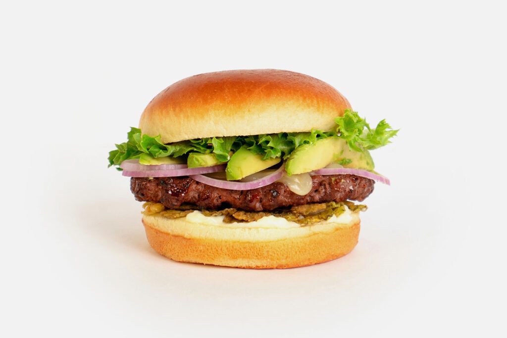 Avocado Pepper Jack Hamburger