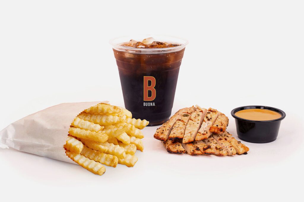 Kids Meal - grilled chicken strips