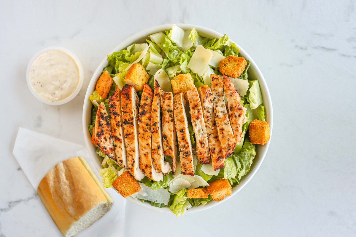Classic Char-Grilled Chicken Caesar Salad