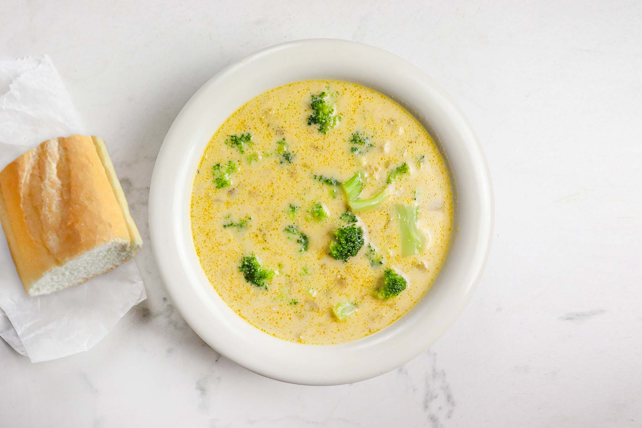 Cheddar Broccoli Soup (Bowl) Buona Chicago's Original Italian Beef