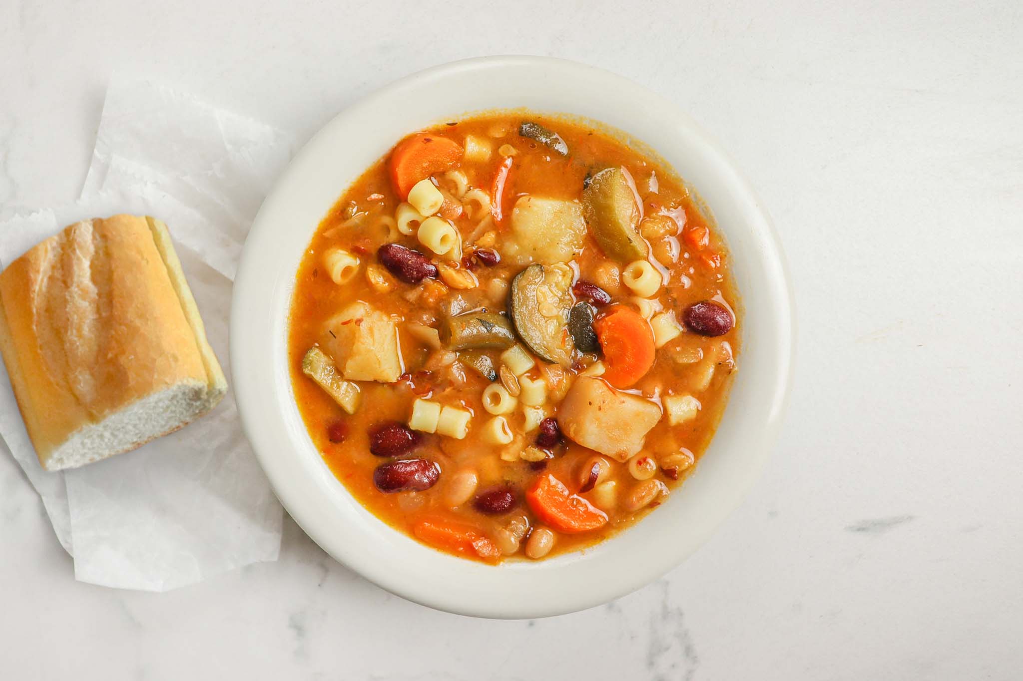 Minestrone Soup (Bowl) Buona Chicago's Original Italian Beef