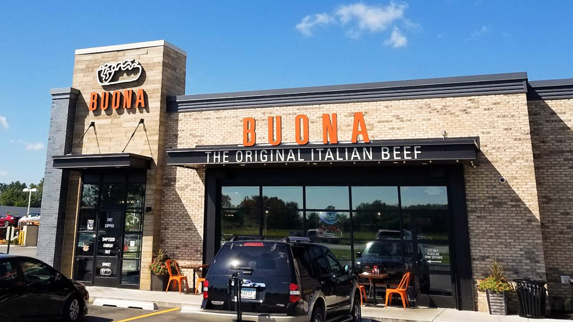 Buona - Italian Beef and Fast Food Restaurant located in Flossmoor, Illinois