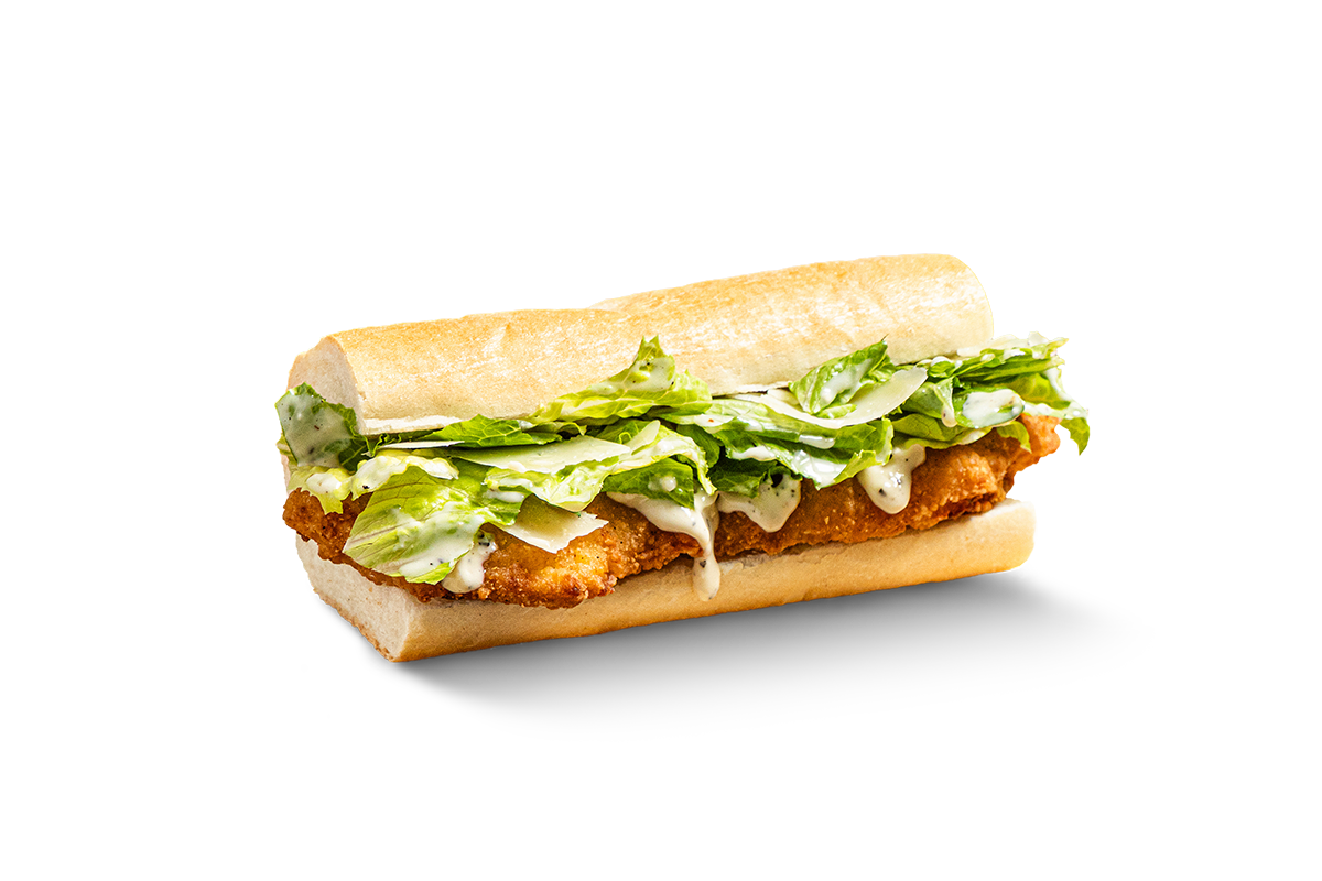 Chicken Caesar Cutlet Sandwich at Buona restaurant in St. Charles, Illinois